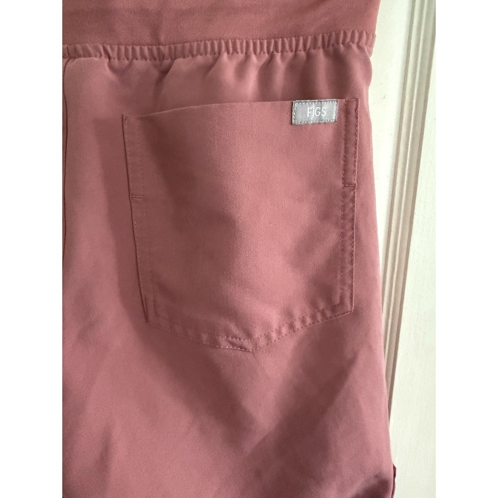 FIGS Zamora High Waisted Jogger Scrub Pants Mauve XS Medical Cargo Athleisure - Picture 6 of 8